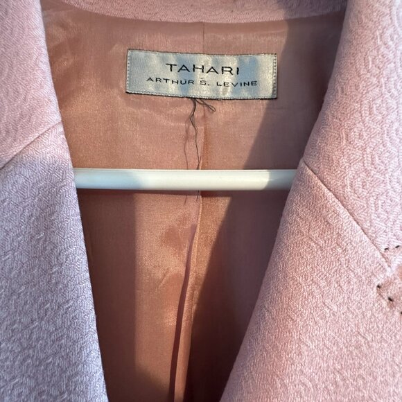 Womans Tahari baby pink blazer size 16 - Picture 4 of 6